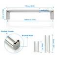 thumbnail image 4 of Fulgente 10 Pack Brushed Nickel Cabinet Pulls 5 inch Handles Stainless Steel Cupboard Hardware for Kitchen and Bathroom Cabinets Drawer 5''(128mm), 4 of 17