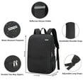 thumbnail image 2 of MAXTOP College School Bag, Water-Resistant Laptop Backpack with USB Port, Fits 16-Inch Laptop, Black, 2 of 5