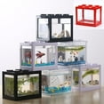 thumbnail image 2 of Superposed Mini Aquarium Fishbowl for Rumble Fish Marimo Spider Marimo(No USB No Light), 2 of 9