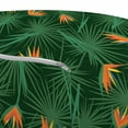thumbnail image 3 of Jungle Pouf Cover with Zipper, Tropical Birds of Paradise Flowers Among Greenery Island Rainforest, Soft Decorative Fabric Unstuffed Case, 30" W X 17.3" L, Green and Multicolor, by Ambesonne, 3 of 5