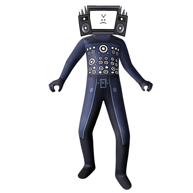 Monos Cosplay Cool Game Character Cosplay Mono para niños niñas (Ultrasonic TV Adultos M 160)