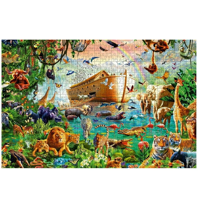 Puzzle HUOGUO con diseño de paisaje de 1000 piezas para adultos y niños