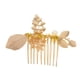 thumbnail image 5 of Vintage Nupcial Del cabellero Perla Flor Hoja Boda Accesorio para El Cabello BLESIY Peine, 5 of 6