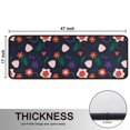 thumbnail image 5 of Kitchen Rugs Sets Of 2,Pioneer Flower Floral Print Pattern Anti Fatigue Kitchen Mat Rugs Non Slip Washable,Decorative Kitchen Floor Mats for Kitchen,Sink,Laundry,17"x47"+17"x47", 5 of 5