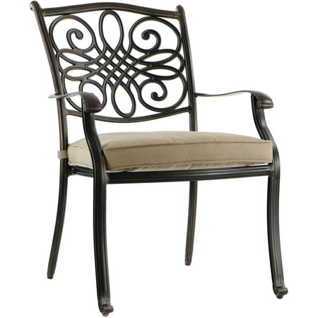 Hanover Traditions 9-Piece Aluminum Outdoor Patio Dining Set with Rectangular Dining Table, Seats 8