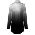 thumbnail image 4 of Womens Tops Women's Spring High Neck Gradient Loose Casual Long Sleeve T Shirt Shirts for Women, 4 of 5
