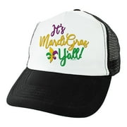 ThisWear Mardi Gras Gifts Mardi Gras Hat Mardi Gras Y'all Fleur-de-lis Gifts Mardi Gras Clothes Trucker Hat