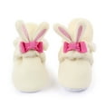 thumbnail image 2 of POIUYTR Fleece Baby Booties Warm Cozy Baby Slippers Sock Shoes Soft Non-Slip Newborn Winter Snow Crib Shoes Boots for Boys and Girls, 2 of 5