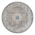 thumbnail image 3 of Unique Loom Salzburg Collection Area Rug - Altstadt (5' 1" Round Gray/Cream), 3 of 7