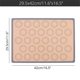thumbnail image 4 of 2 alfombrillas de silicona para hornear macarrones, para moldes para hornear, para hacer macarrones, pasteles y galletas, antiadherentes de calidad profesional, 4 of 8