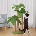 thumbnail image 4 of Cat Scratching Post Cat Scratcher Tree with Scratching Poles & Interactive Dangling Balls Cats Scratching Posts for Indoor Kitten & Adult Cats, 4 of 7
