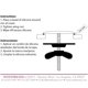 thumbnail image 5 of Westbrass - Tapa para fregadero de cocina (2.0 in), color blanco D202-50, 5 of 5