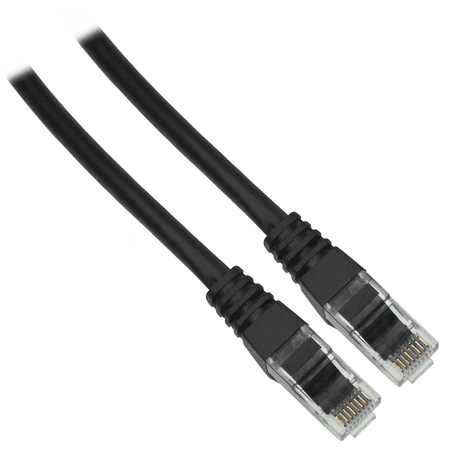 1ft Cat6 UTP 550MHz Copper Patch Cable Category 6 Unshielded Twisted Pair Snagless Network Internet Cord Molded Boots Black price history on PriceWatchPro