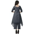 thumbnail image 4 of Moomaya Ensemble Kurti Asymétrique Imprimé pour Femme Grande Taille, Chanderi en Coton, 1 Unité, 4 of 6