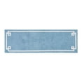 thumbnail image 5 of Dovelina 100% Medium Pile Cotton Tufted Bath Rug, Blue, 24"W x 72"L, 5 of 7