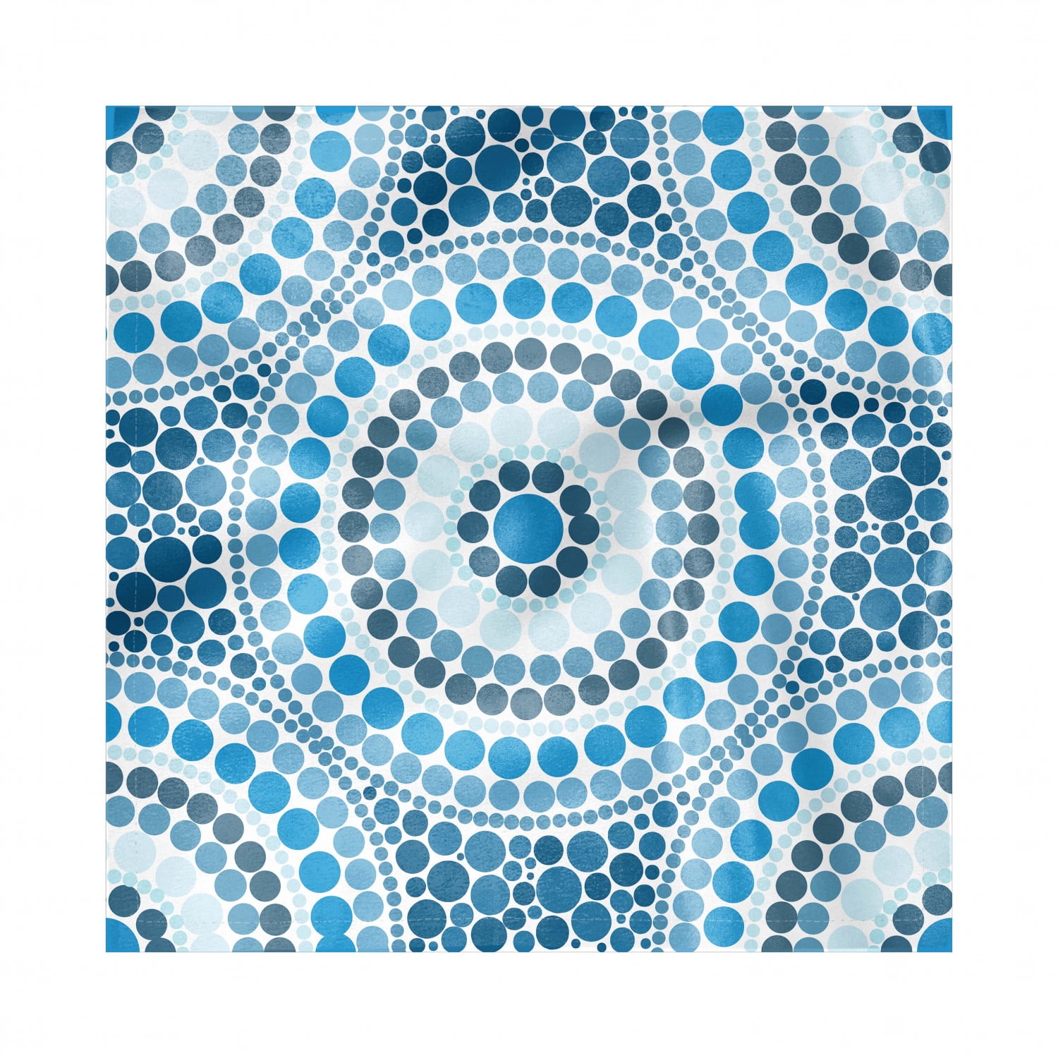 Geometric Napkins Set of 4, Concentric Circles Mosaic Tiles Consist of
