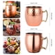 thumbnail image 1 of Cobre Mula Moscú Metal Vasos Acero Inoxidable para Vino Y, 1 of 8