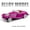 500K Purple, variant on 1:24 Shelby Cobra 500K Model Toy Vintage Cars Alloy Diecast Sound Light Doors Opened Pull Back Decoration for Adults Kids Gifts