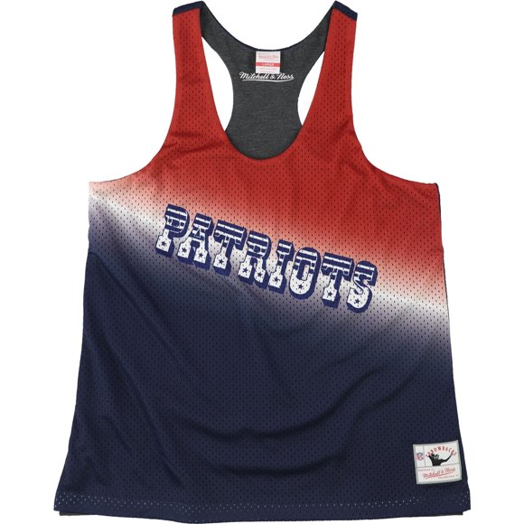 Mitchell & Ness - Camiseta sin mangas de malla reversible para mujer, multicolor, grande