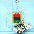 thumbnail image 7 of Anley 4 x 6 Inch Afro American Window Hanging Flag - Fringed Pan African Mini Banner, 7 of 7