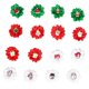thumbnail image 4 of Juego de 16 piezas para perros medianos y pequeños con bandas de goma y lazos navideños multicolores para el pelo de mascotas, 4 of 8