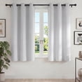 thumbnail image 1 of Blackout Cortinas para Recámara, Cortina Blackout Térmica Aislada 2 Paneles 42x63 Pulgadas, Cortinas Negras con Ojales, Reducción de Ruido, Ahorro de Energía y Cortinas sin Arrugas para Sala de Estar, 1 of 7