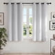 thumbnail image 1 of Blackout Cortinas para Recámara, Cortina Blackout Térmica Aislada 2 Paneles 42x63 Pulgadas, Cortinas Negras con Ojales, Reducción de Ruido, Ahorro de Energía y Cortinas sin Arrugas para Sala de Estar, 1 of 7