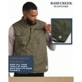 thumbnail image 2 of Bass Creek Outfitters Men's Workwear Vest - Heavyweight Sherpa Lined Duck Canvas Vest (M-XXL), 2 of 7