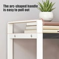 thumbnail image 4 of Inerposs Double Layer Desktop Storage Rack, Iron Frame with Wooden Boards, Versatile and Easy to Install for Books and Small Items, 4 of 6