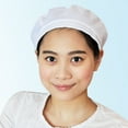thumbnail image 4 of D-GROEE Women Bakery Chef Hat Catering Working Cotton Hat Breathable Dust-proof Kitchen Cap, 4 of 7