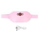 thumbnail image 1 of Cinturón de masaje eléctrico para cintura con compresas calientes y temperatura ajustable, cinturón calefactable con vibración menstrual (rosa), 1 of 14