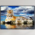 thumbnail image 3 of (tiger-YF008) resina con diamante tigre diamante 40*30CM, 3 of 9