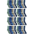 thumbnail image 3 of Yacht & Smith 48 Pairs of Womens And Mens Tie Dye Cotton Colorful Soft Crew Socks, Boot Sock, Bulk (48 Pack Mens Tie Dye Socks), 3 of 7