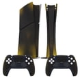 thumbnail image 2 of Skin Sticker for PS5 Slim Standard PS5 Pro Disc Digital Edition Console and Controllers Decals for Playstation 5 (Dark Yellow Gradient,PS5 Pro Disc Edition), 2 of 5
