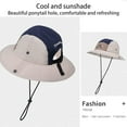 thumbnail image 4 of Sun Hats for Women, Bucket Hats for Woman, Sun Hats for Women UV Protection, Quick Drying Bucket Hat Moisture Fisherman Hat, Beach Hat for Adult Fishing Cycling Hiking Camping, Black, 4 of 7