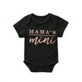 thumbnail image 1 of Kmbangi Garçons Filles Romper Manches Courtes Lettre Impression Combinaison une Pièce Vêtements, 1 of 7