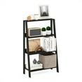 thumbnail image 3 of Furinno Ladder Bookcase Display Shelf, 4-Tier, Espresso, 3 of 6