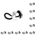 thumbnail image 3 of Qarigey Hair Bands Alta elasticidad Estilo simple Elástico Ajustable Decorativo Cola de caballo Anillo Plata sin costuras Type1 NO1 Qarigey CBP234350, 3 of 6