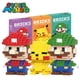 thumbnail image 2 of Bloques de construcción de Super Mario Bros, dibujos animados de anime, Luigi, Yoshi, Wario, Pikachu, minijuguetes de acción, regalos para niños, 2 of 5