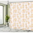 thumbnail image 4 of Ambesonne Chamomile Shower Curtain, Watercolor Daisy Flowers, 69"Wx70"L, Pastel Brown Blush Yellow, 4 of 4
