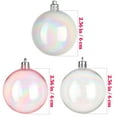 thumbnail image 2 of KALLORY 12pcs Plastic Ornaments Assorted Colors for Party, Home, Christmas Tree, Holiday and Event Decorations, 2 of 6