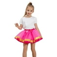 thumbnail image 3 of Akiihool Toddler Skirt Layered Tulle Tutu Skirt for Girls Ballet Dressing Up Kid Tutu Skirt(Hot Pink,9-11 Years), 3 of 5