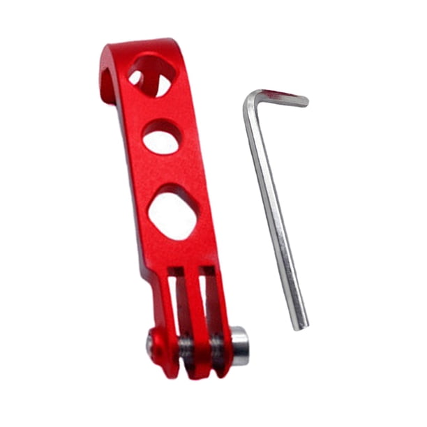 Soporte para linterna de bicicleta con montaje en horquilla para bicicleta de carretera rojo