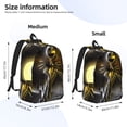 thumbnail image 2 of Goofa The Nightmare Before Christmas Pattern Durable Canvas Daypack - High-Quality Vintage Backpack, Compact & Versatile for Travel and Everyday Use-Small, 2 of 5