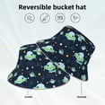thumbnail image 2 of Sikiie Galaxy With Ufo Reflective Double-Sided Bucket Hat, Sun Hat, for Gardening, Beaching, Camping, Hiking, Fishing, 2 of 6