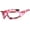 Camo Pink / Clear, variant on Motorcycle Sunglasses - Camo Pink Frame/ Smoke Lens