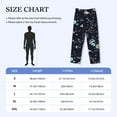 thumbnail image 4 of Picia Galaxy2 Mens Soft Woven Cotton Elastic Waistband Sleep Pajama Pant Lounge Sleep Pant With Pockets And Drawstring-Small, 4 of 9