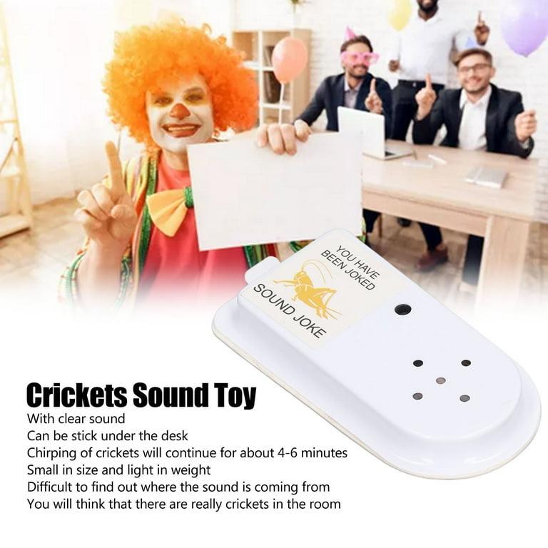Rumore fastidioso Cricket Suono fastidioso Creatore di rumore Scherzo nascosto Rumore fastidioso Cricket Chirp macchina per scherzi amichevoli a familiari e amici per un pesce d'aprile