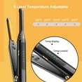 thumbnail image 5 of 2-in-1 Mini Hair Straightener & Curler, 3/10 Inch Thin Flat Iron for Root Straightening, Professional Detailing Iron with Ceramic Plates for Men & Women, 5 of 15
