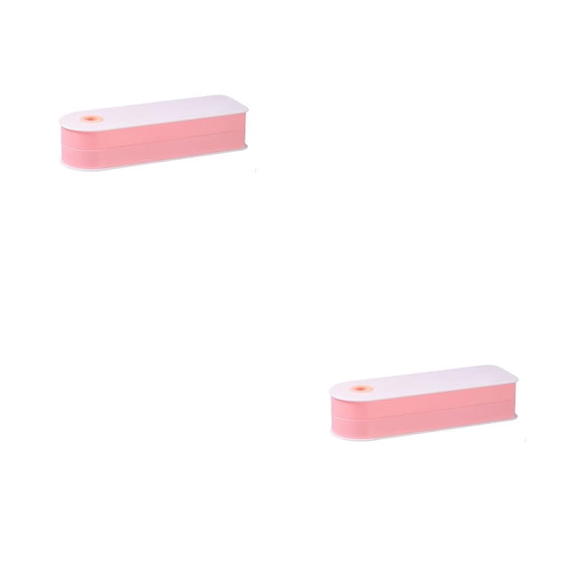 Matsuzay Caja de almacenamiento sin perforaciones para debajo del cajón del escritorio, organizador de papelería multiusos para estudiantes, , Type2 NO2